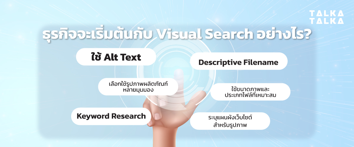 จะเริ่มต้นทำ Visual Search อย่างไร