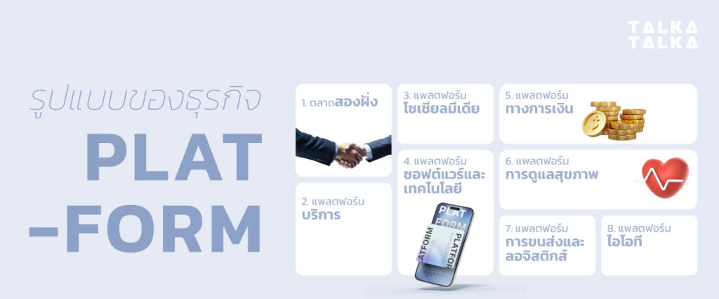 ธุรกิจ Platform โมเดลธุรกิจยุคดิจิทัล ที่พร้อมโกยรายได้มหาศาล | TalkaTalka