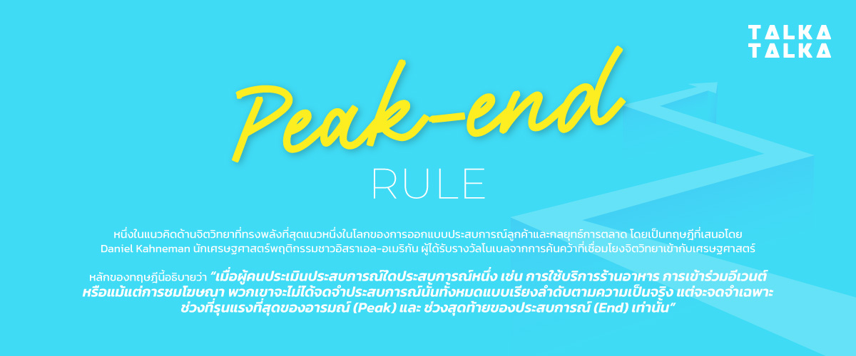 Peak-end Rule คืออะไร?
