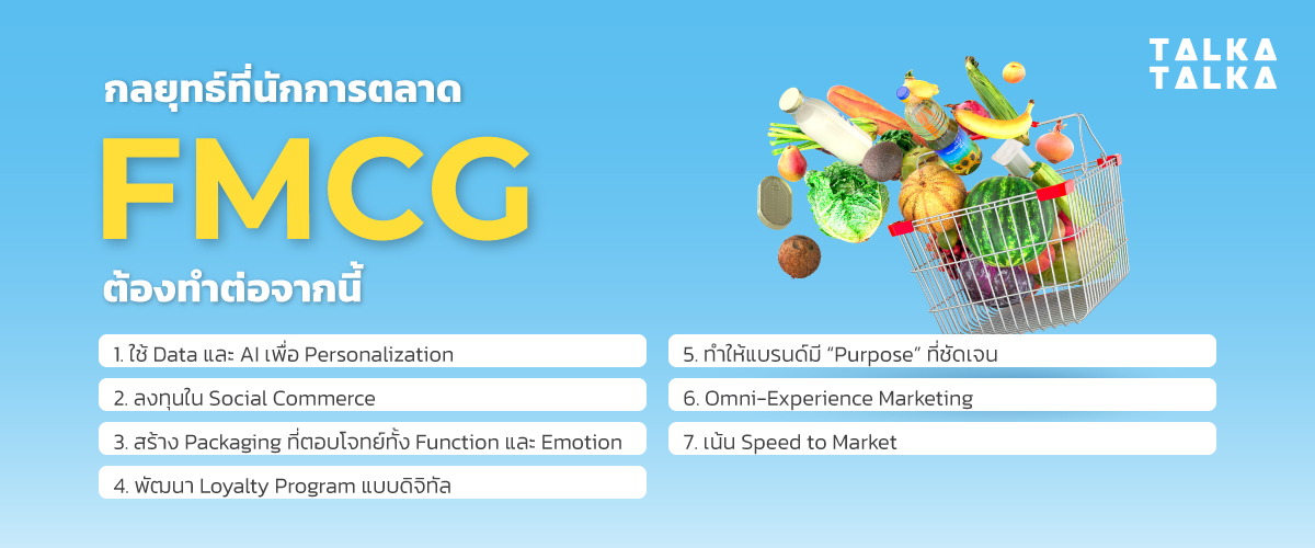 กลยุทธ์ที่นักการตลาด FMCG ต้องทำต่อจากนี้