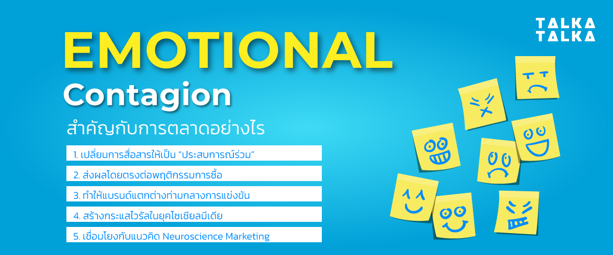 Emotional Contagion สำคัญกับการตลาดอย่างไร