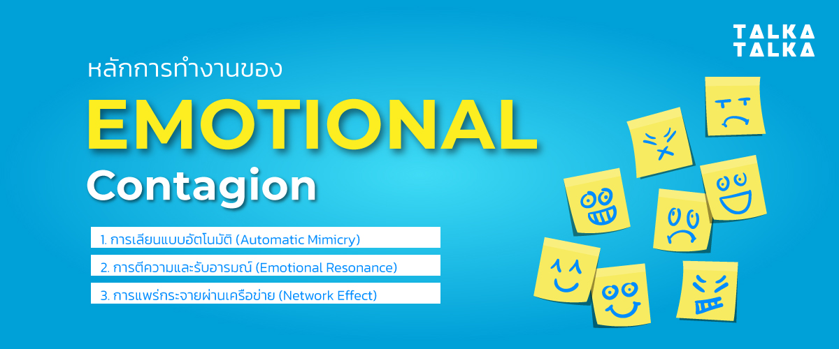 หลักการทำงานของ Emotional Contagion