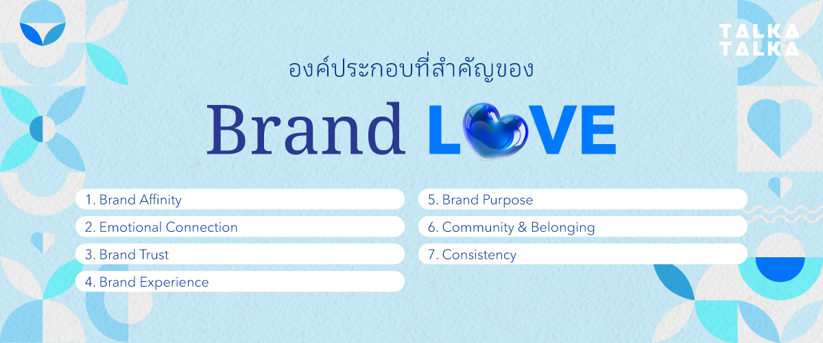 องค์ประกอบที่สำคัญของ Brand Love