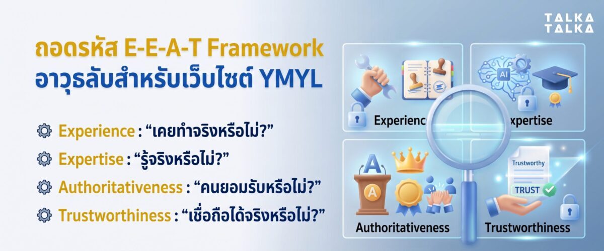 E-E-A-T Framework อาวุธลับสำหรับเว็บไซต์ YMYL